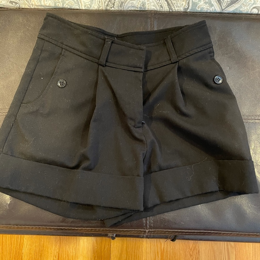 Black h and m dress shorts